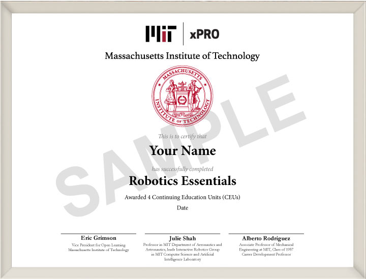 mit robotics course free