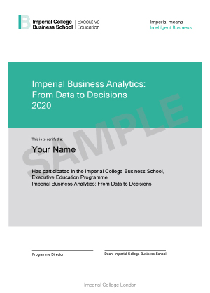 Imperial College Business School Business Analytics | Online ...